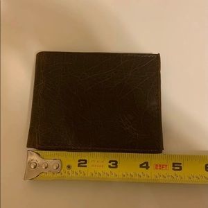 Bison leather wallet